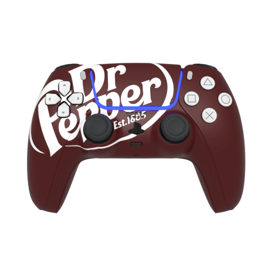 thumb- Gaming controller with Dr Pepper branding on a white background