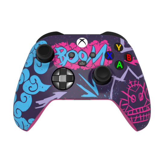 thumb-Arcane inspired custom hand-painted Xbox Series X Controller
