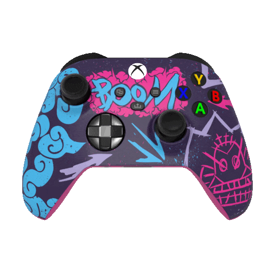 thumb-Arcane inspired custom hand-painted Xbox Series X Controller- Animated