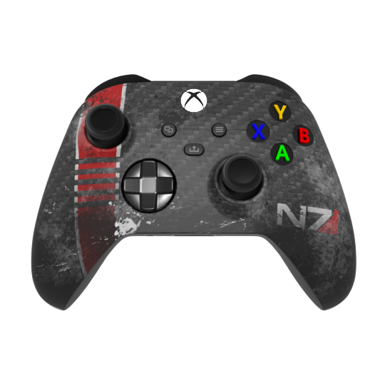 thumb- Gaming controller with 'N7' branding on a white background
